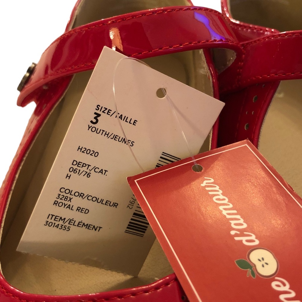 Retired Gymboree Candy Apple Patent Leather Mary Janes size 3 - Picture 4 of 16